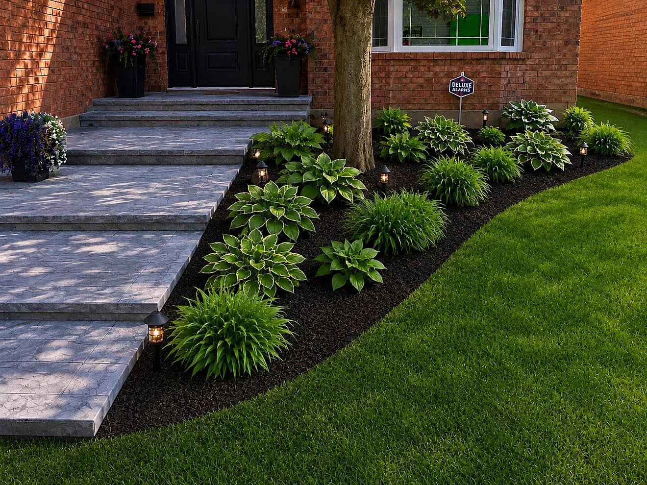 Finished landscape project after JDB Landscape work