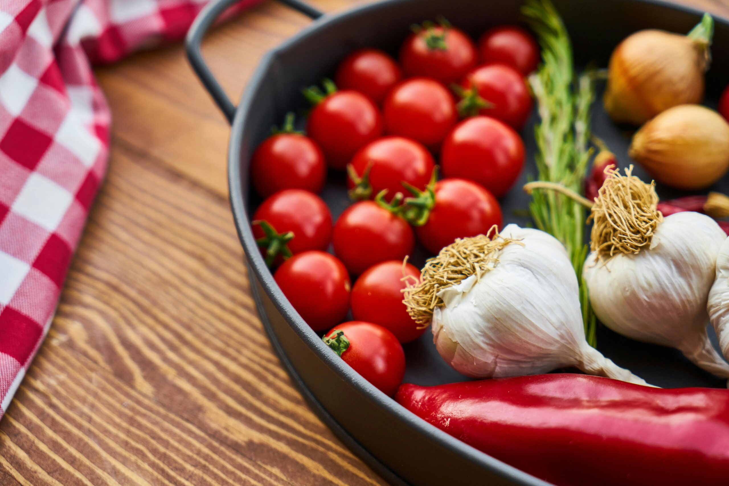 Fresh vegetables and produce